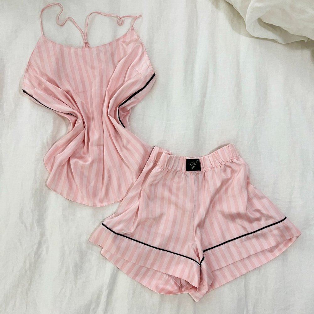 Victoria's Secret Satin Sleep Set Shorts Cami
